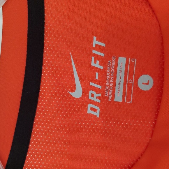 Nike Men's Orange Dri-FIT Shirt s L - Picture 2 of 6